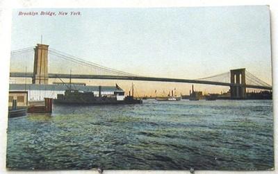 M2210    NEW YORK,  N.Y.     POSTCARD,  BROOKLYN BRIDGE