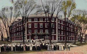 Currier Hall Iowa State University Iowa City IA 1910c postcard