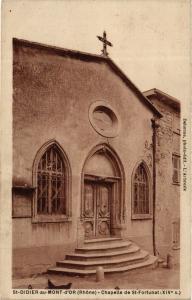 CPA AK St-DIDIER-au-MONT-d'OR - Chapelle de St-FORTUNAT (572366)
