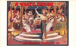 A Waltz dream Mr. George dances company Advertising Unused 