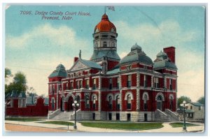 c1910's Dodge County Court House Exterior Fremont Nebraska NE Unposted Postcard