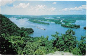 US Mississippi River. unused. Pike's Peak State Park, McGregor, Iowa.