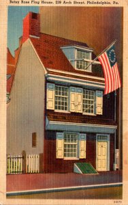 Pennsylvania Philadelphia Betsy Ross Flag House 1940