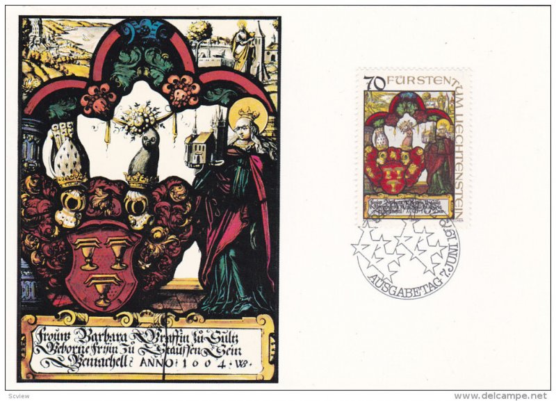 Special stamps Heraldic Panes from the Liechtenstein Museum, Stamp Issue 7th ...