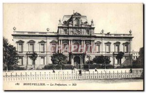 Old Postcard The Prefecture Montpellier