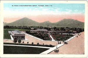 Postcard ROAD SCENE Tucson Arizona AZ AJ4970