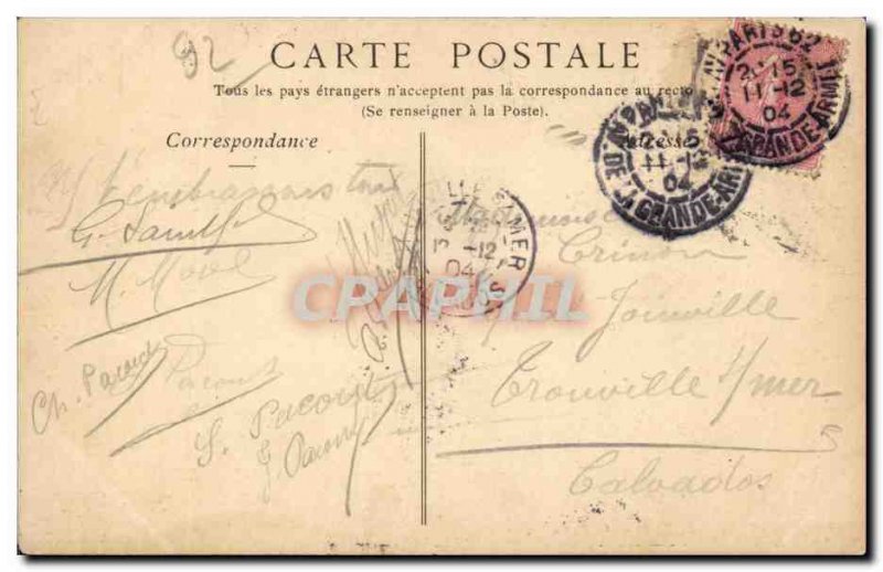 Old Postcard Neuilly sur Seine Interior of & # 39eglise