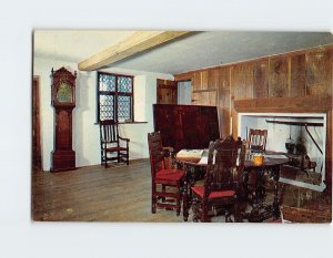 Postcard First Floor Hall, Brinton House, Dilworthtown, Pennsylvania