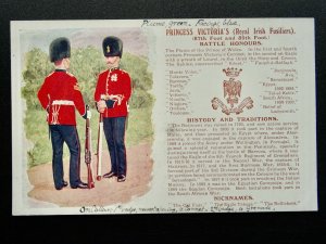 History & Tradition THE ROYAL IRISH FUSILIERS Postcard by Gale & Polden No.98