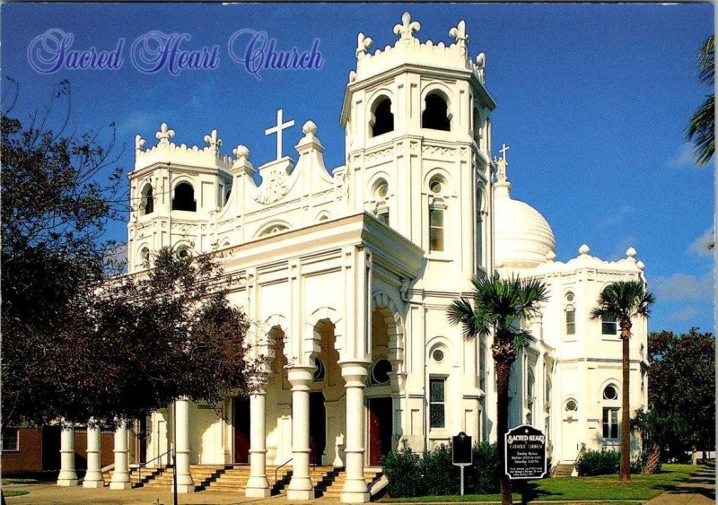 2~4X6 Postcards Galveston, TX Texas  SACRED HEART CHURCH  Victorian Architecture