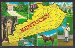 Kentucky - Blue Grass State Map - [KY-042]