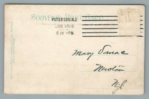 PATERSON NJ CARROLL STREET ANTIQUE POSTCARD
