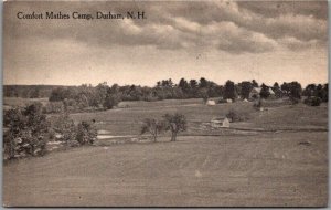 Durham, New Hampshire Postcard Comfort Mathes Camp Panorama View c1910s Unused 