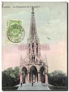 Old Postcard Laeken Leopold I Monument