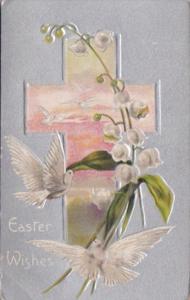 Easter With Doves and Flowers 1913