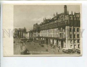 433030 USSR Moscow hotel Metropol buses trams photo Svidel 1938 year photo 