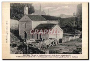 Old Postcard Poitiers (Vienna) The last work of RP Cross in 1911