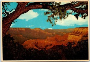 As viewed from the South - Colorful View Of The Fabulous Grand Canyon Of Arizona