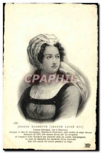 Old Postcard Jeanne Hachette Beauvais nee