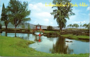 Postcard Hawaii Hilo Liliuokalani Park