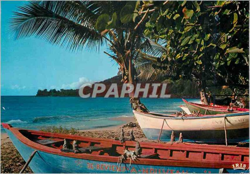 Modern Postcard Puy-de-Dome Village fishermen