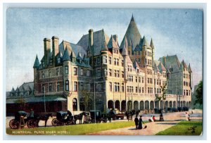 c1910 Montreal Place Viger Hotel Canada Oilette Tuck Antique Postcard