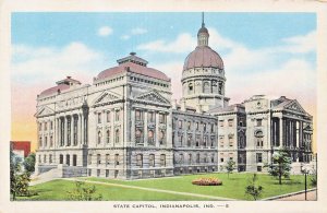 INDIANAPOLIS INDIANA~STATE CAPITOL~1920s POSTCARD