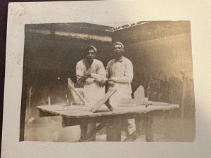 Early 1900's RPPC Postcard Real Picture Mold Makers In Studio