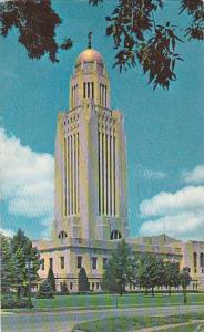 Nebraska Lincoln The Nebraska State Capitol 1953