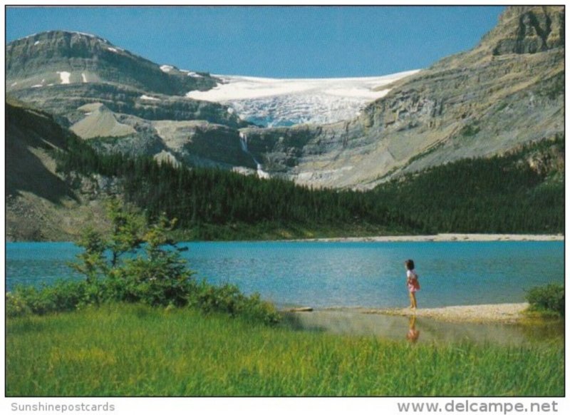 Canada Bow Lake and Bow Glacier Banff National Park Alberta