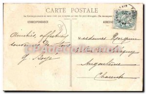 Postcard Old Canton Usson Genay (Vienna) Castle Busseroux