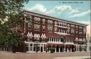Selma Alabama AL Hotel Albert c1910 Vintage Postcard