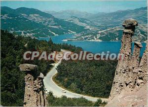 Modern Postcard The Hautes Alpes Serre Poncon Capped Young Ladies