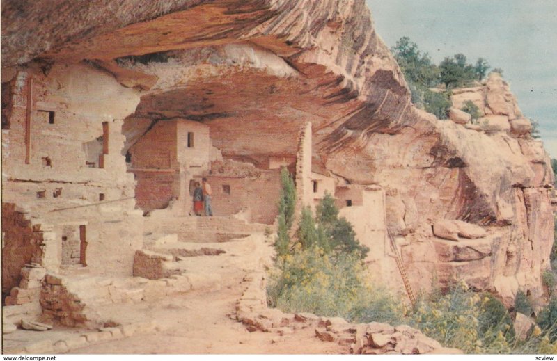 MESA VERDE, Colorado, 1940-60s; Balcony House Ruins, Mesa Verde National Park