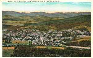 Vintage Postcard North Adams Greenfield Houses From Western End Mohawk Trail MA