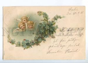 240619 Winged ANGEL Baby Vintage POST 1900 year Postcard