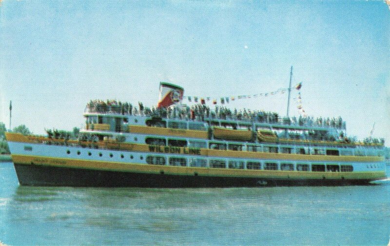 Postcard SS Mount Vernon All Steel Liner Arlington Virginia