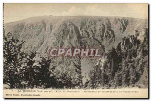 Old Postcard Le Hohneck mountains and escarpments of Frankenthal