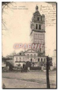 Loches Postcard Old Steeple St. Anthony