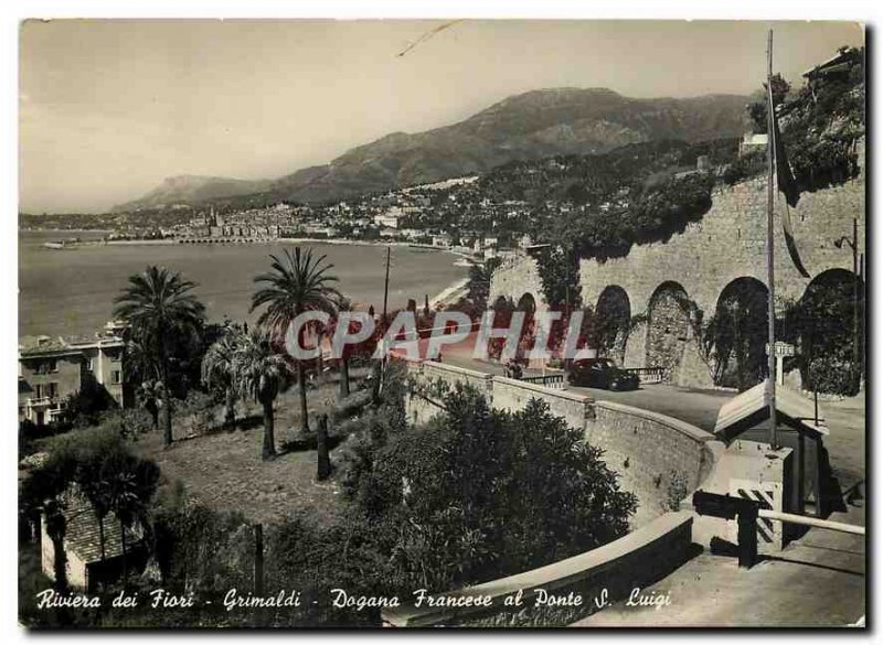 Postcard Modern Riviera Grimaldi Dogana al Ponte Francese Luigi S