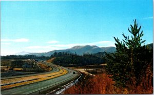 USA I-40 Along Pigeon River Smoky Mountains North Carolina Chrome 09.81