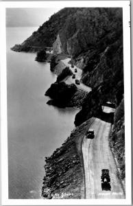 RPPC Lake Shore Drive, Cody Road to Yellowstone Postcard G08