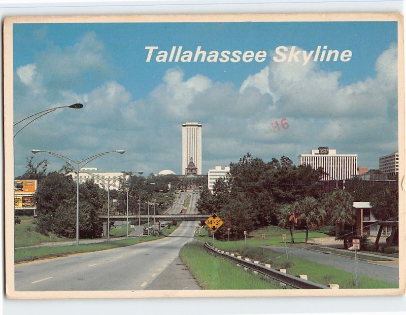 Postcard Tallahassee Skyline, Tallahassee, Florida