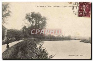 Old Postcard Colombelles near Caen Boat