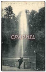 Old Postcard Parc de St Cloud Fountains Grand Jet s & # 39etevant has high