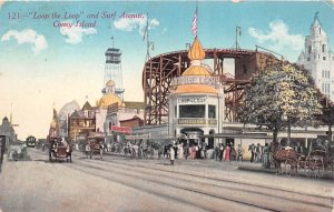 Loop the Loop Coney Island, New York, USA Amusement Park 1913 