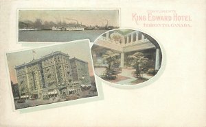 Postcard C-1905 Canada Toronto King Edward Hotel multi View undivided 23-11841