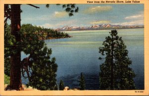 Nevada Lake Tahoe View From Nevada Shore