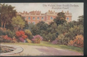 Middlesex Postcard - The Palace, From South Gardens, Hampton Court    RS9884