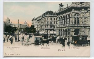 Hofmuseum Opernring Hof Oper Wien Vienna Austria 1907 postcard